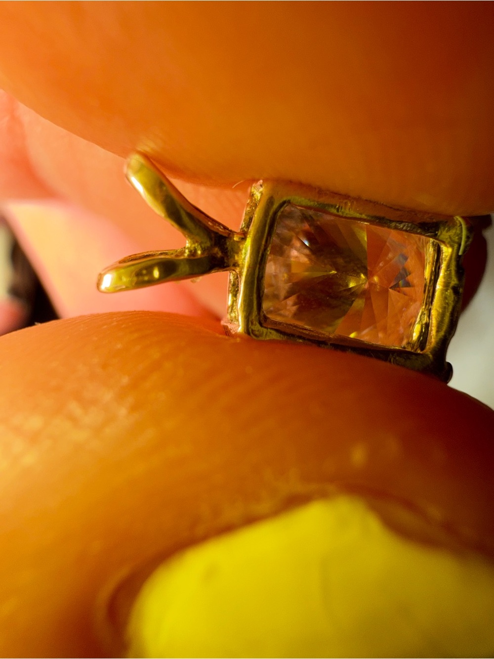 Classic 1.5 carat radiant lab grown diamond Pendant - Picture 5 of 12